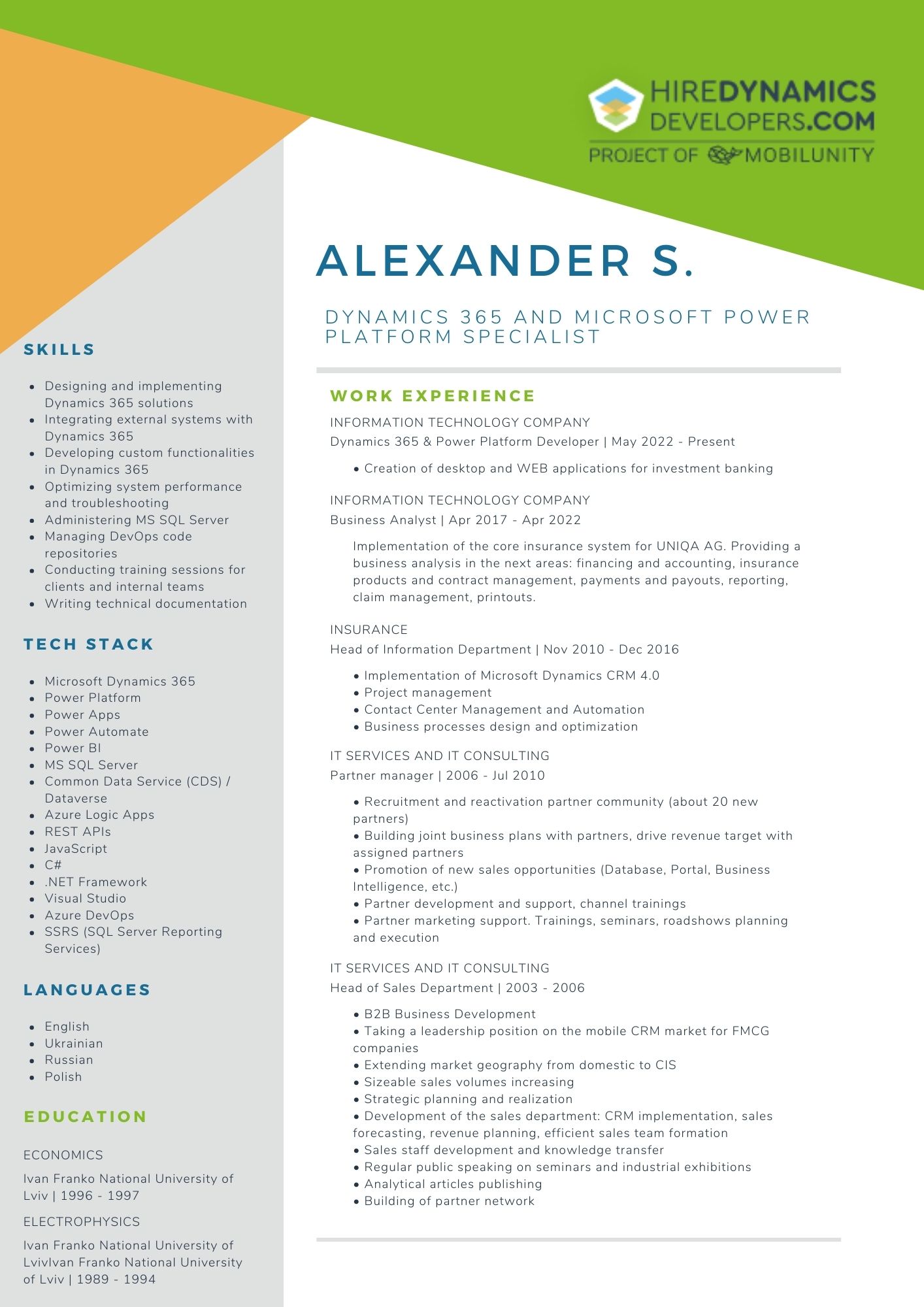 Dynamics 365 and Power Platform Expert