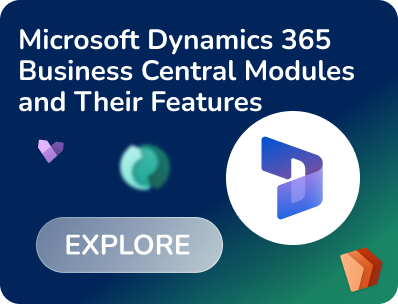 Microsoft dynamics 365 business central modules and their features