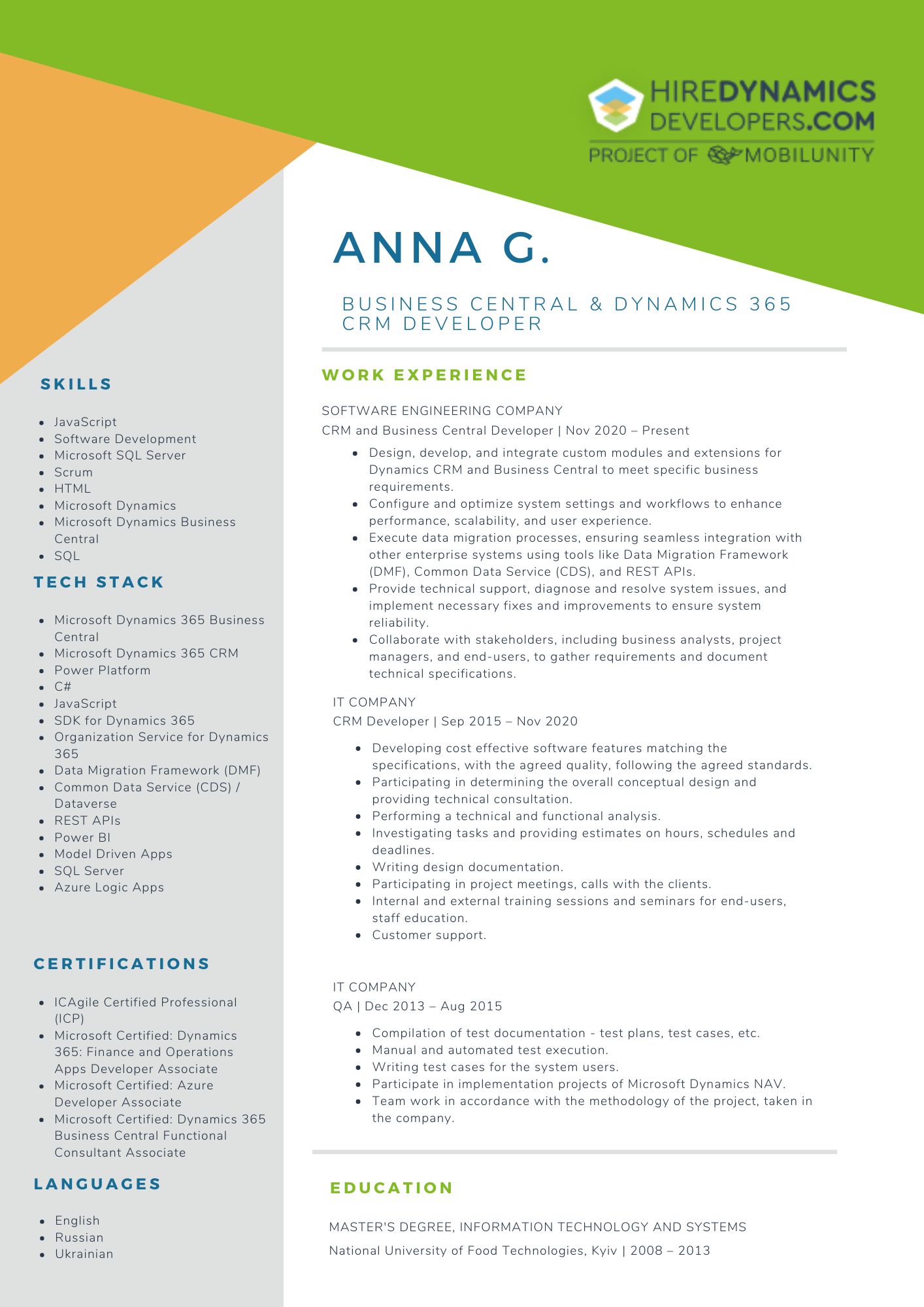 Anna G. – BC Developer